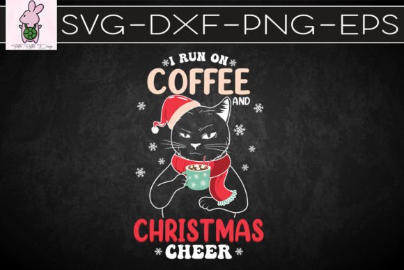 Black Cat Lights I Run on Coffee