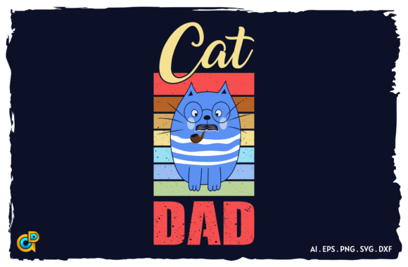 Cat Dad Sublimation Design Review