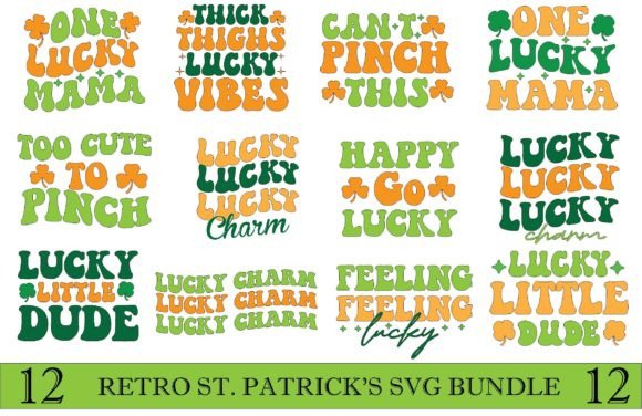 Retro St. Patrick's SVG Bundle